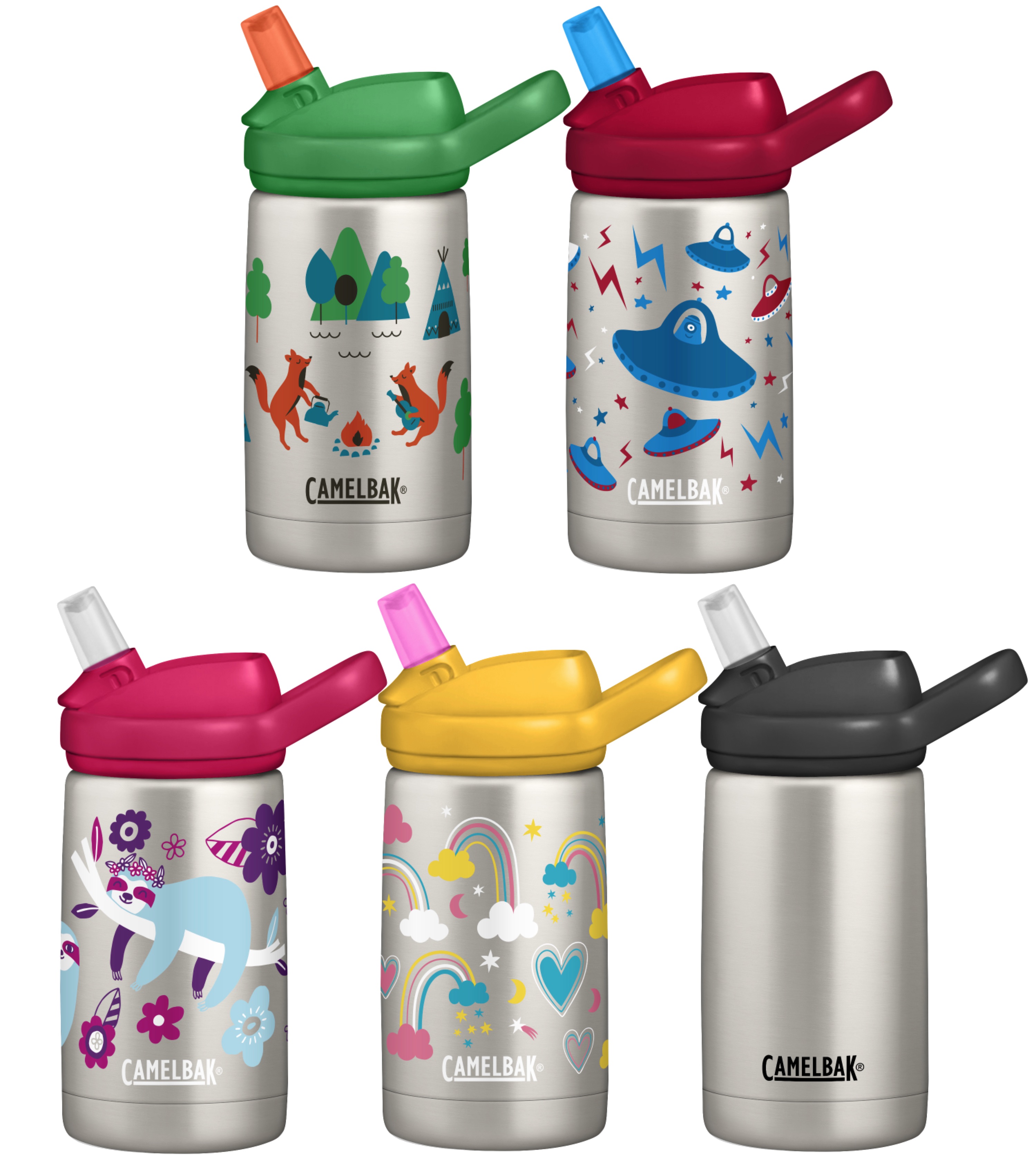 Insulated Stainless Steel Water Bottle with Straw CamelBak eddy