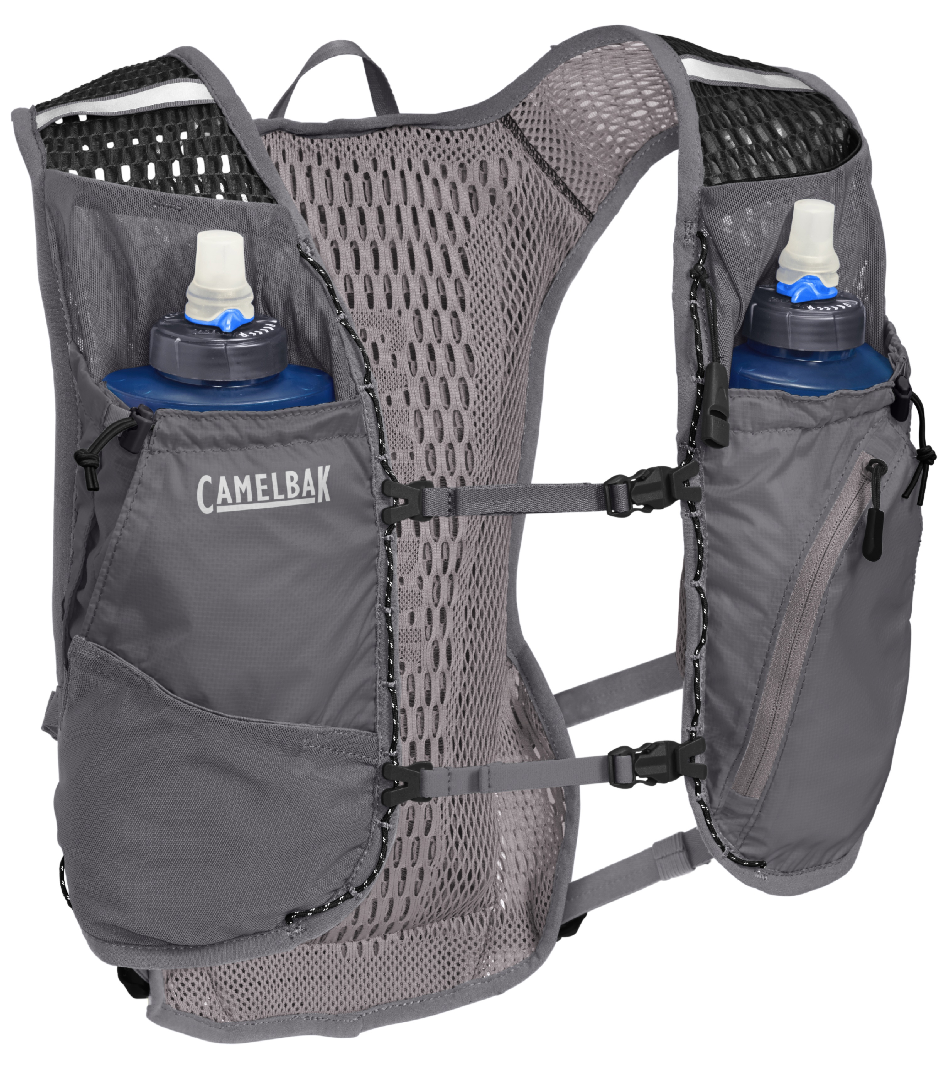 vaskepulver Hjelm beundring Camelbak Zephyr Vest 1L Running Hydration Pack - Castlerock Grey / Black by  CamelBak (CB2203001000)