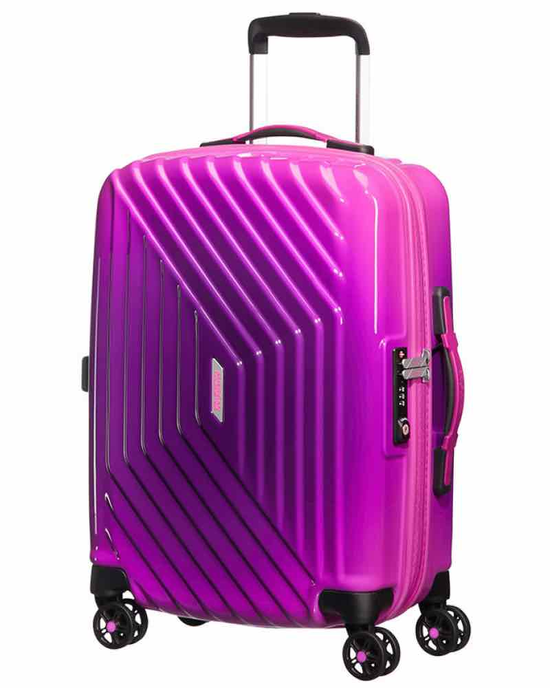 Carry-On Spinner 55cm 4 Wheeled - Gradient Pink : American Tourister -  Airforce 1 by American Tourister Luggage (74409-5271) | Hartschalenkoffer