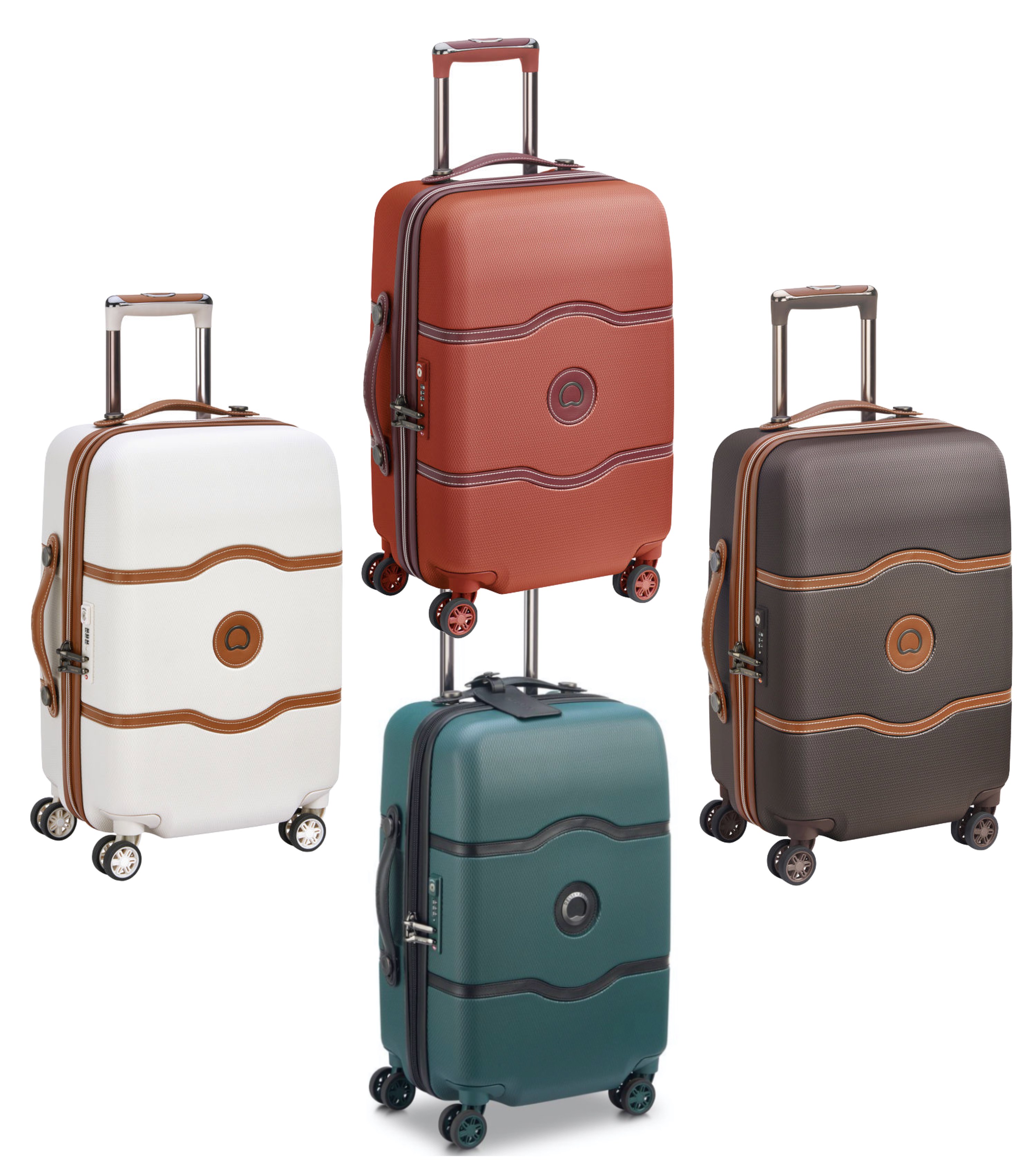 Delsey Chatelet Air - 55cm 4-Wheel Cabin Carry On Bag Luggage by Delsey