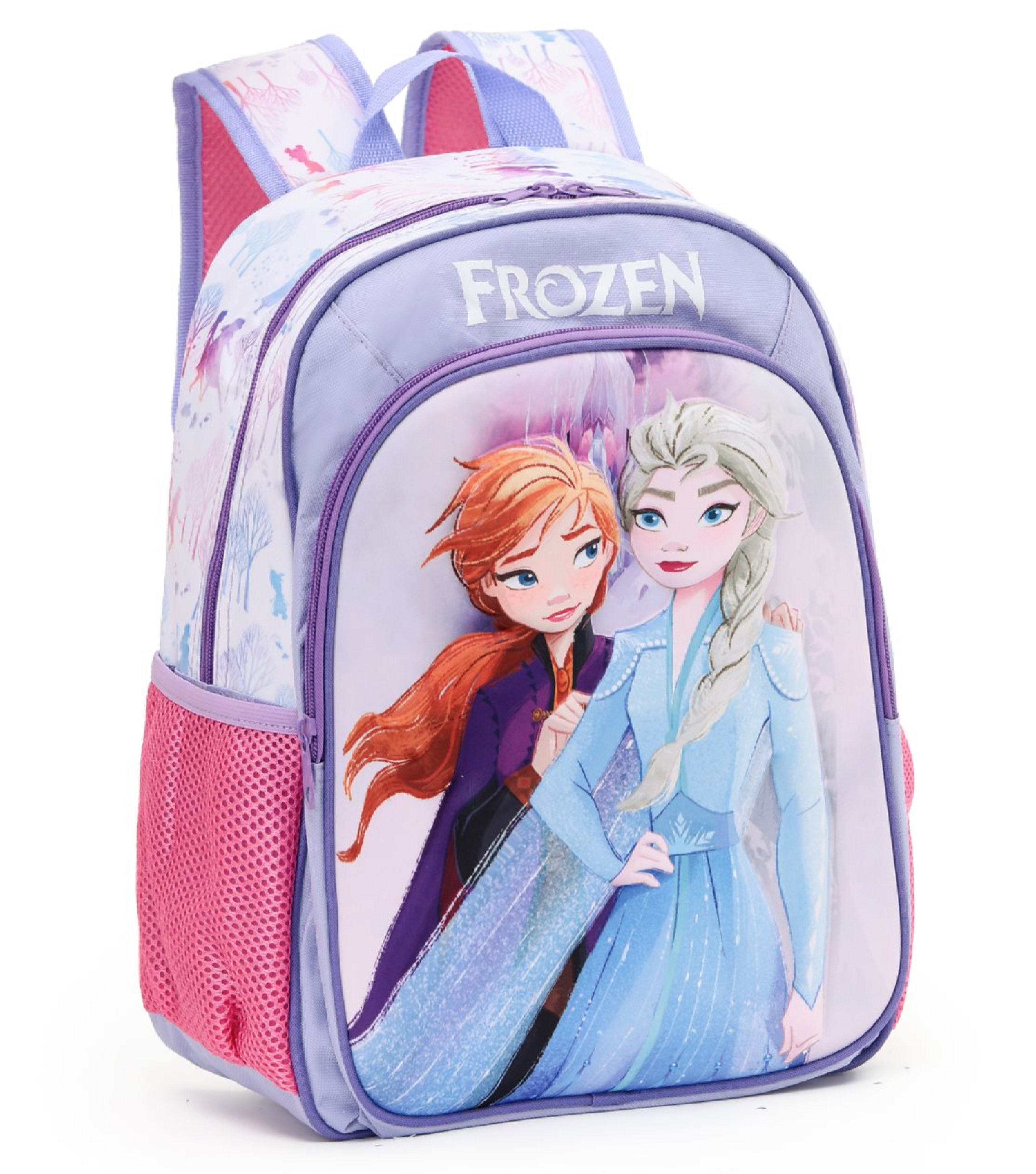 Official Disney Frozen Anna and Elsa Rushsack School Bag for Girls Lunch Bag Mini Shoulder Bag Design 1 Shoulder Bag 