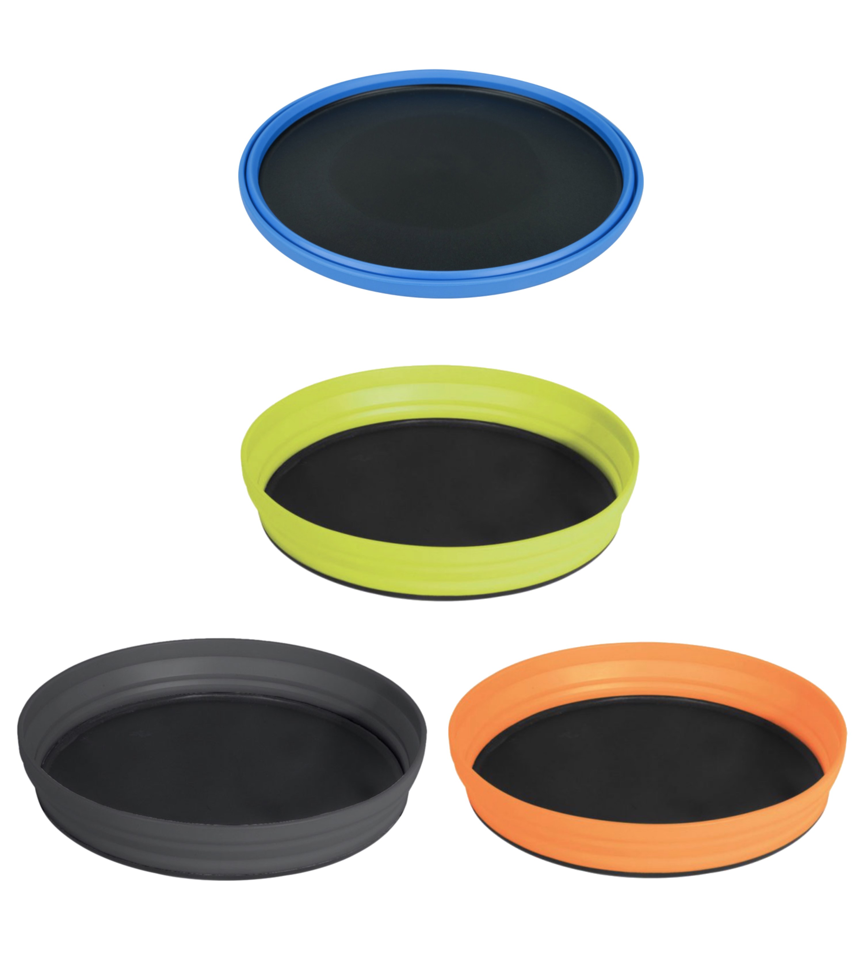Sea to Summit X-Plate Collabsible Silicone Camping Dinnerware 7.9-Inch Olive