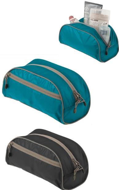 Lightweight Travel Toiletry Bag : Large - Available in 2 Colours : Sea to Summit - Product Image (accessories for illustration purposes only)