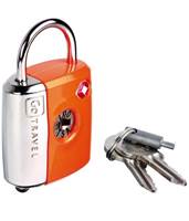 Go Travel : Dual Combi / Key Lock - TSA Accepted - Orange