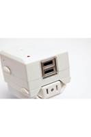 Travel Plug Adaptor with USB Charger: AU to Worldwide : Detail image