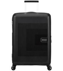American Tourister AeroStep 67 cm Expandable Spinner Luggage - Black