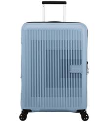 American Tourister AeroStep 67 cm Expandable Spinner Luggage - Soho Grey