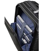 Front opening pocket fits 15.6" laptop