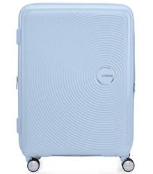 American Tourister Curio 2 - 69 cm Expandable Spinner Luggage - Powder Blue