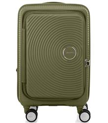 American Tourister Curio Book Opening 55 cm Carry-On Spinner Luggage - Khaki