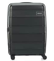 American Tourister Light Max 69 cm Expandable Spinner Luggage - Black