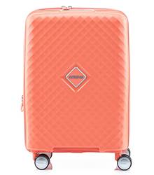 American Tourister Squasem 55 cm Expandable Carry-On Spinner Luggage - Bright Coral