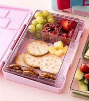 Flexibility for 4 or 6 compartment tray