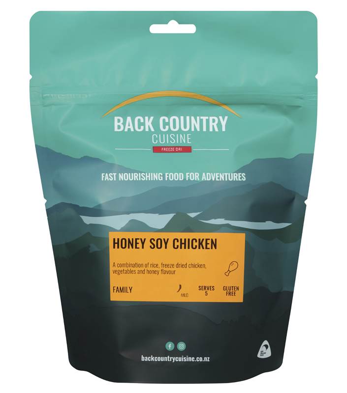 Back Country Cuisine : Honey Soy Chicken - Available in 3 Serving Sizes (Gluten Free)