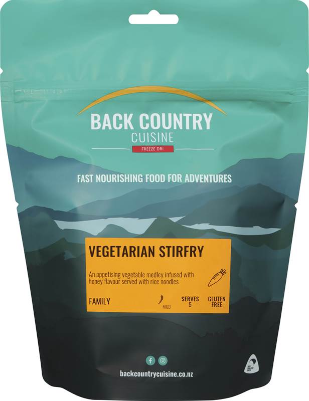 Back Country Cuisine : Vegetarian Stirfry - Family Serves (Gluten Free) 