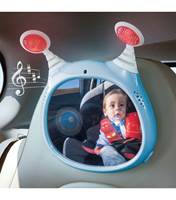 Convex mirror allowing you to safely check on your rear seated child from various wide angles while driving