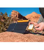 Optimal Sun System - Align integrated sundial for maximum power output and position easily from tents, trees, and uneven terrain with the 360 kickstand