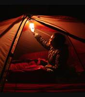 AlpenGlow lantern is great for camping trips