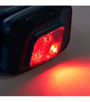Red night vision has dimming and strobe modes and activates without cycling through the white mode