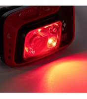 Red light night-vision itself has strobe and dimming modes