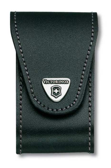 Product Image : Victorinox Large Black Leather Sheath with lateral spaces