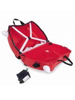 Trunki Boris the Bus - Ride on Suitcase / Luggage Carry-on Bag - Red - TR0186-GB01