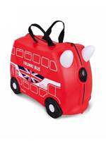 Trunki Boris the Bus - Ride on Suitcase / Luggage Carry-on Bag - Red