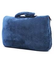 Cabeau Fold 'n Go 4-In-1 Travel Blanket, Pillow, Seat Cushion and Lumbar Support - Royal Blue - BLFG2085