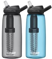 CamelBak Eddy+ 1L Drink Bottle filtered by LifeStraw - Made from TRITAN Recycled Material