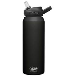 CamelBak Eddy+ 1L Vacuum Insulated Stainless Steel Drink Bottle filtered by LifeStraw - Black