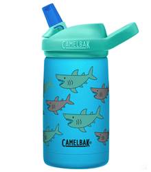 CamelBak Eddy+ Kids 350ml Vacuum Insulated Drink Bottle - School of Sharks