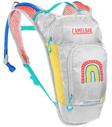Camelbak Mini MULE 1.5L Kids Sports Hydration Pack - Grey / Rainbows