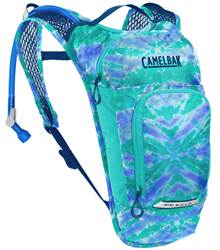 Camelbak Mini MULE 1.5L Kids Sports Hydration Pack - Tie Dye / Blue