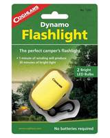 Coghlans Dynamo Wind-up Torch LED / Flashlight - Yellow