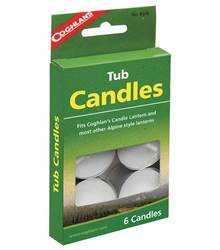Coghlans Tub Candles - 6 Pack