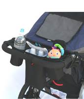 JL Childress Cups N Cool Deluxe Stroller Console - Black
