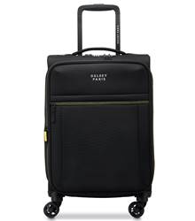 Delsey Brochant 3 - 55 cm 4-Wheel Expandable Carry-on Luggage - Deep Black
