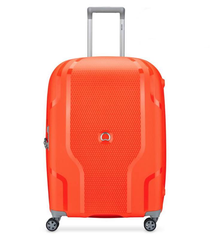 Delsey Clavel 70cm Medium 4 Dual-Wheeled Expandable Case - Tangerine Orange