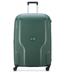 Delsey Clavel 83 cm 4-Wheel Expandable Luggage - Deep Green (Recycled Material)