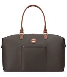 Delsey Courbevoie Travel / Overnight Bag - Black / Brown