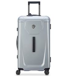 Delsey Peugeot 73 cm 4-Wheel Trunk Luggage - Silver