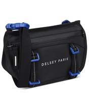 Delsey Raspail Urban Messenger Bag with RFID - Black / Blue