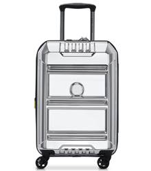 Delsey Rempart 55 cm 4-wheel Expandable Cabin Luggage - Mirror (Chrome)