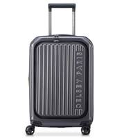 Delsey Securtime Zip 55 cm Top Opening 4-Wheel Expandable Cabin Luggage - Anthracite
