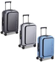 Delsey Securtime Zip 55 cm Top Opening 4-Wheel Expandable Cabin Luggage