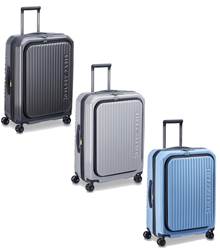 Delsey Securtime Zip 66 cm Top Opening 4-Wheel Expandable Luggage