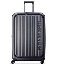 Delsey Securtime Zip 76 cm Top Opening 4-Wheel Expandable Luggage - Anthracite