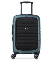 Delsey Shadow 5.0 - 55 cm 15" Laptop Front Loader Cabin Luggage - Green