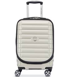 Delsey Shadow 5.0 - 55 cm 15" Laptop Front Loader Cabin Luggage - Ivory