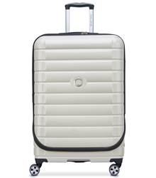 Delsey Shadow 5.0 - 75 cm Front Loader Spinner Luggage - Ivory